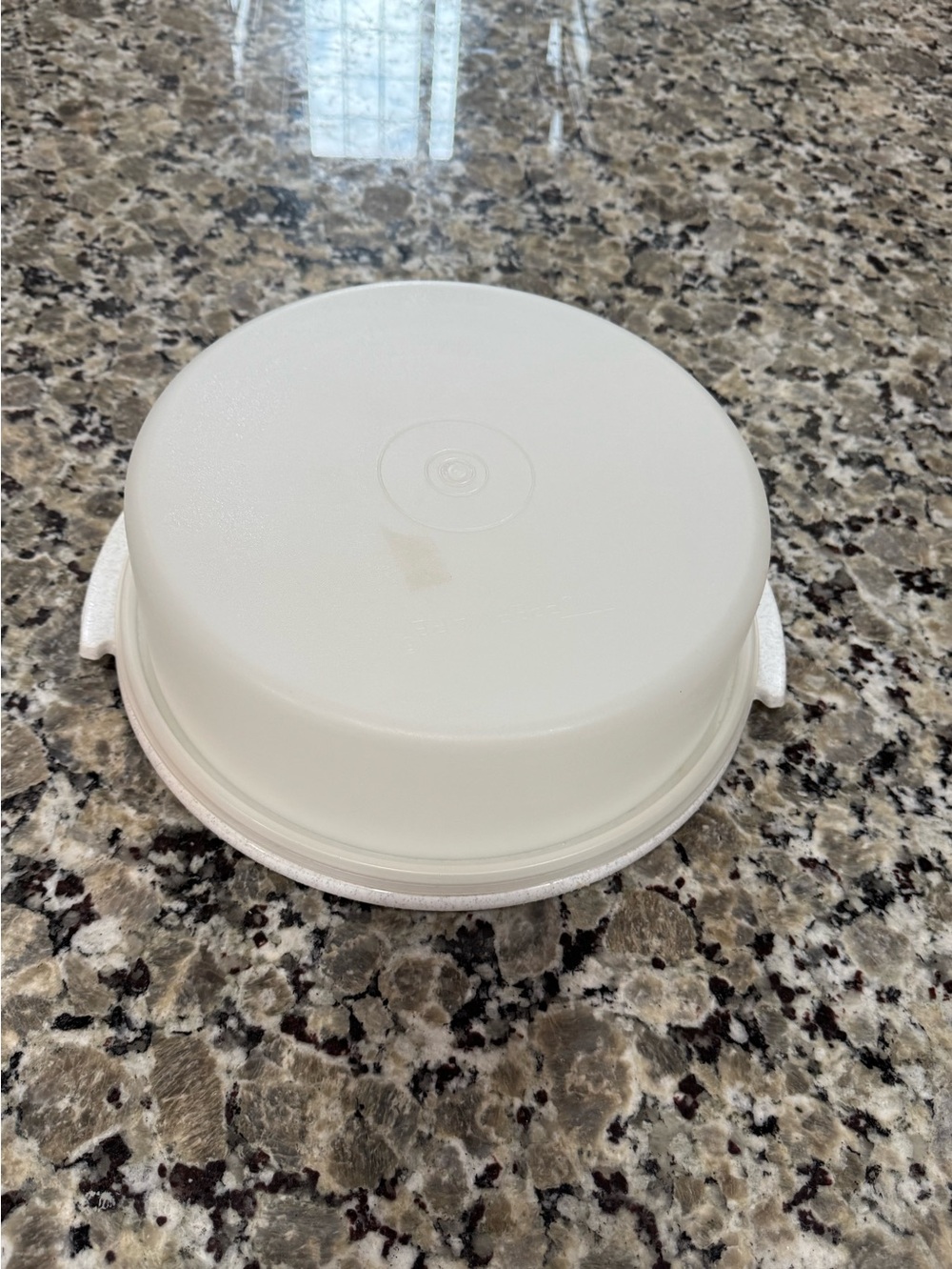 Tupperware Round Cake Pie Cake Carrier Sunday Church Family Reunion